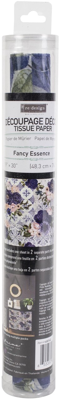 Prima Re-Design Decoupage Decor Tissue Paper 19"X30"-Fancy Essence